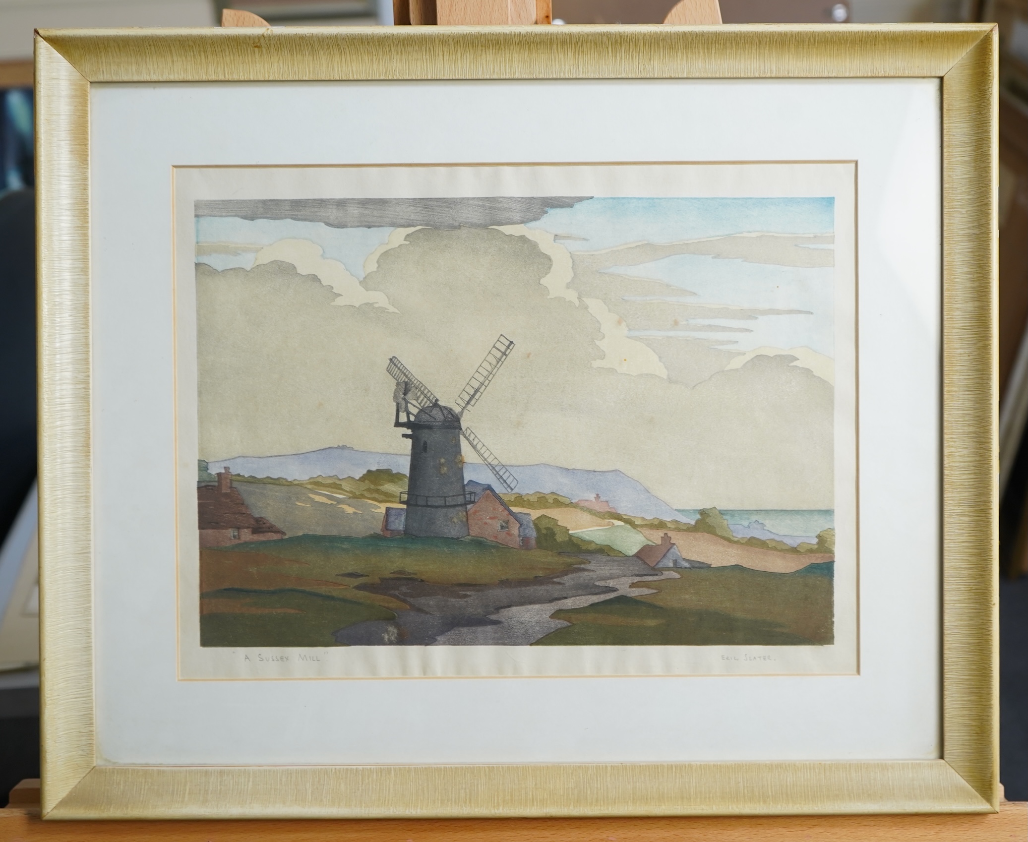 Eric Slater, 1896-1963, 'A Sussex Mill'